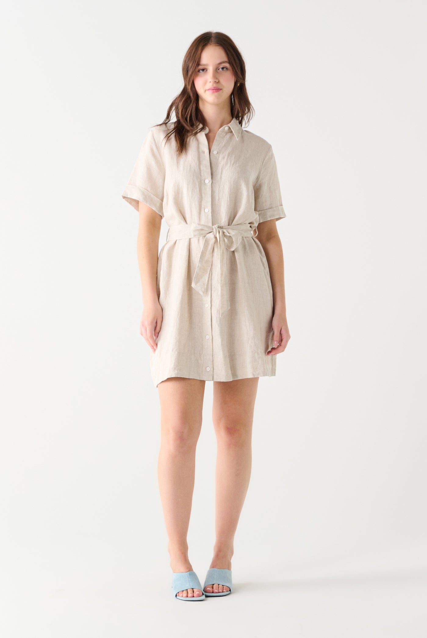 Marisol Belted Mini Dress-Dresses-Vixen Collection, Day Spa and Women's Boutique Located in Seattle, Washington