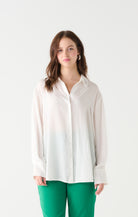 Arabella Textured Blouse-Long Sleeves-Vixen Collection, Day Spa and Women's Boutique Located in Seattle, Washington