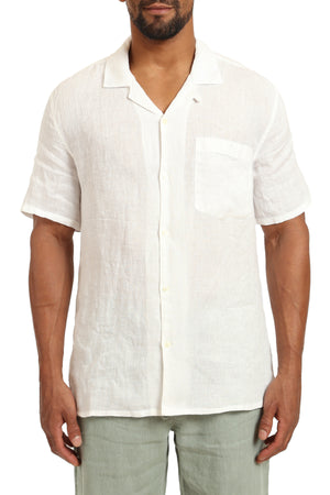 Linen Shirt-Men's Tops-Vixen Collection, Day Spa and Women's Boutique Located in Seattle, Washington