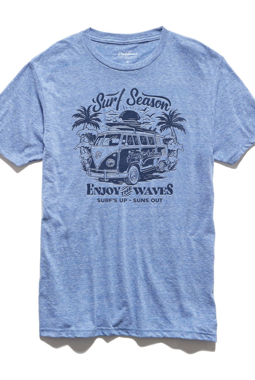 Surf Season Tee-Men's Tops-Vixen Collection, Day Spa and Women's Boutique Located in Seattle, Washington