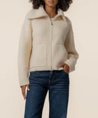 Rue Zip Up Sweater Jacket-Sweaters-Vixen Collection, Day Spa and Women's Boutique Located in Seattle, Washington