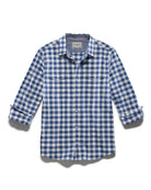 Harbuck Slub Gingham Shirt-Men's Tops-Vixen Collection, Day Spa and Women's Boutique Located in Seattle, Washington