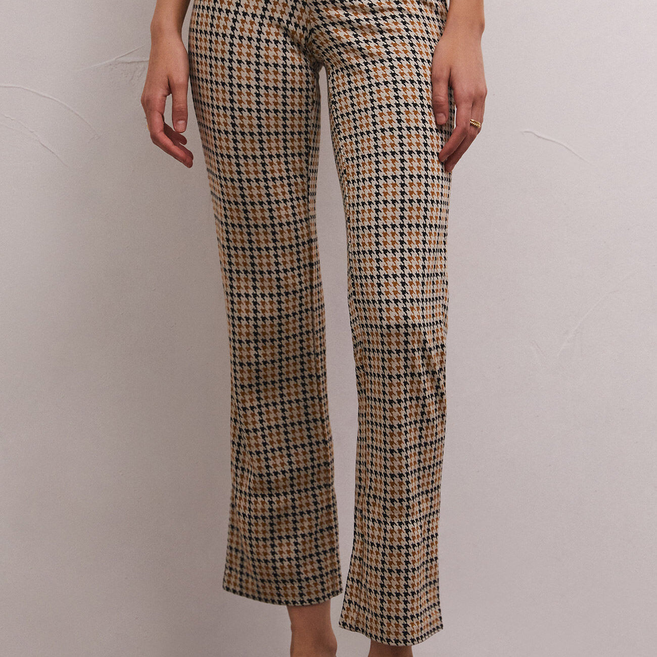 Kastor Houndstooth Pant-Pants-Vixen Collection, Day Spa and Women's Boutique Located in Seattle, Washington