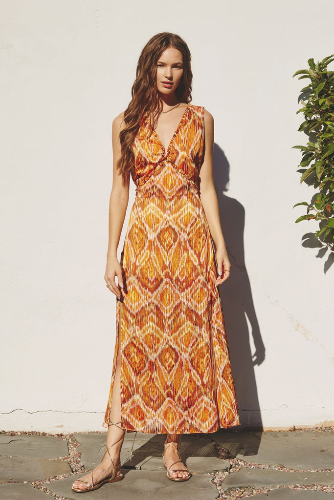 Tiger Lily Maxi Dress-Dresses-Vixen Collection, Day Spa and Women's Boutique Located in Seattle, Washington