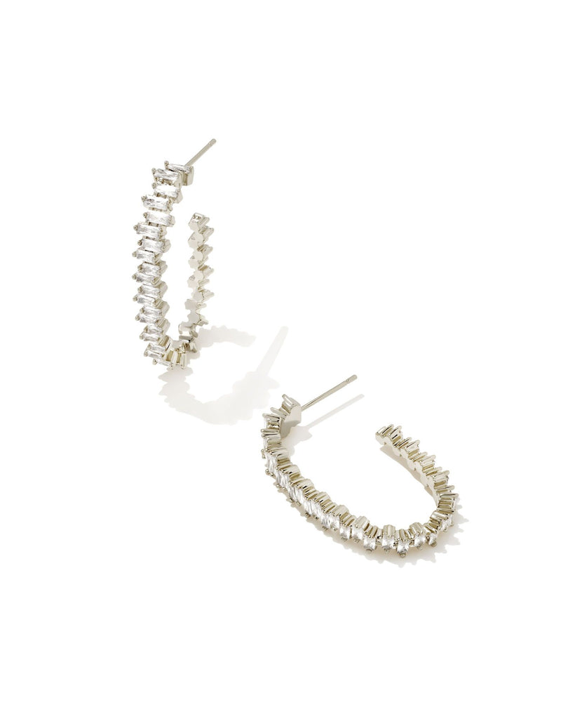 Juliette Oval Hoop Earrings-Earrings-Vixen Collection, Day Spa and Women's Boutique Located in Seattle, Washington