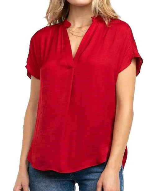 Mindy Top Jewel Tones-Short Sleeves-Vixen Collection, Day Spa and Women's Boutique Located in Seattle, Washington