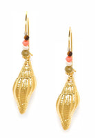 Tamara Shell Wire Earrings-Earrings-Vixen Collection, Day Spa and Women's Boutique Located in Seattle, Washington