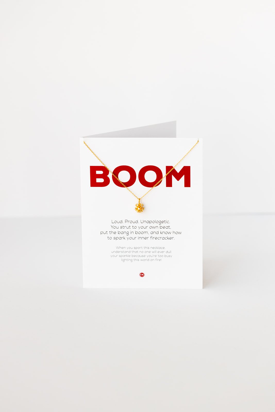 CheekyBoom Necklace Card-Necklaces-Vixen Collection, Day Spa and Women's Boutique Located in Seattle, Washington