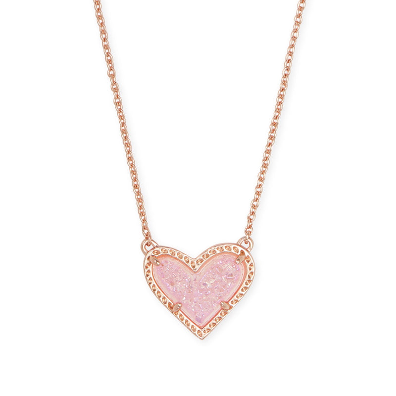 Ari Heart Pendant Necklace-Necklaces-Vixen Collection, Day Spa and Women's Boutique Located in Seattle, Washington