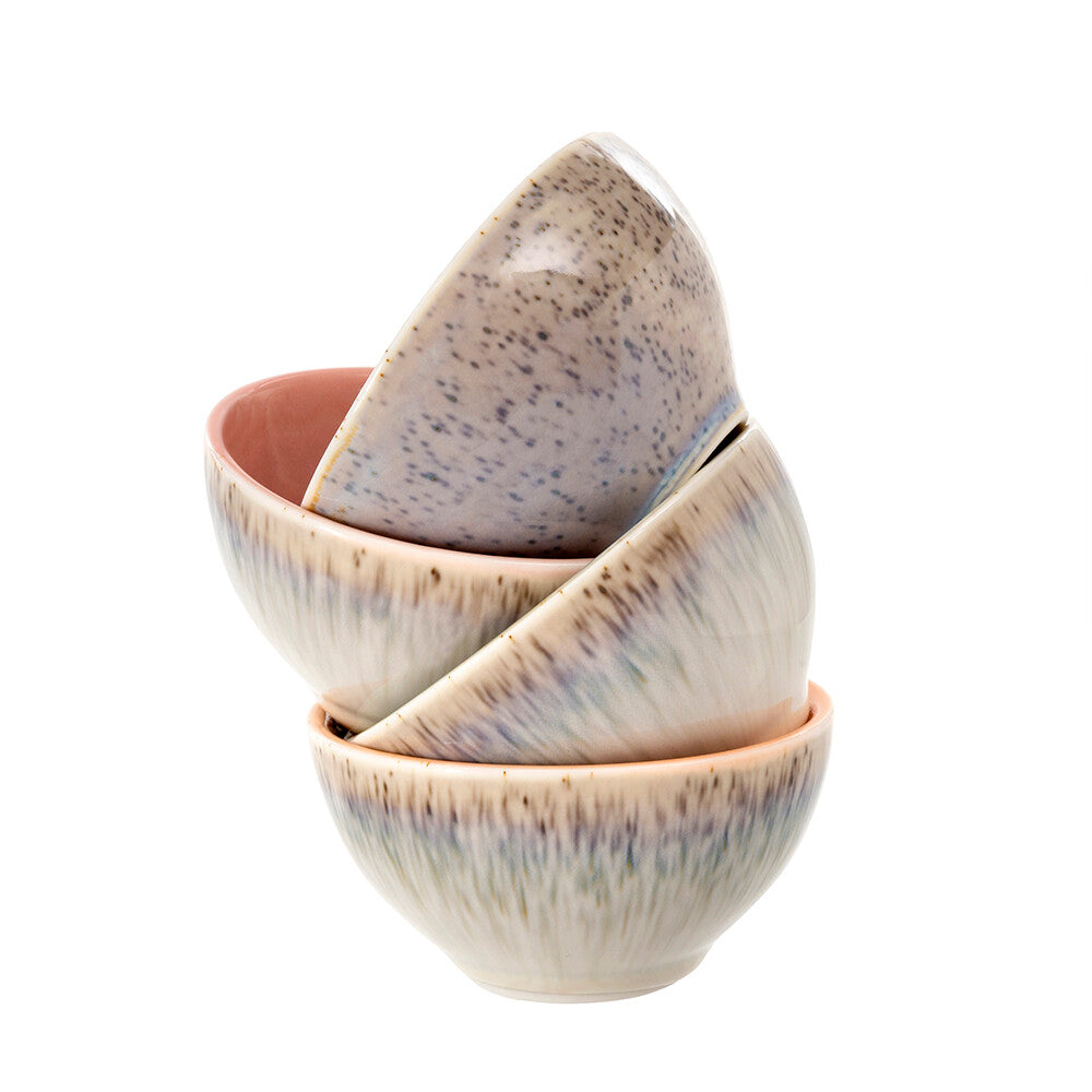 Calico Mini Bowl, Coral-Home Decor-Vixen Collection, Day Spa and Women's Boutique Located in Seattle, Washington