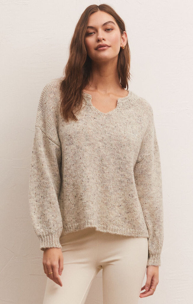 Kensington Speckled Sweater-Sweaters-Vixen Collection, Day Spa and Women's Boutique Located in Seattle, Washington
