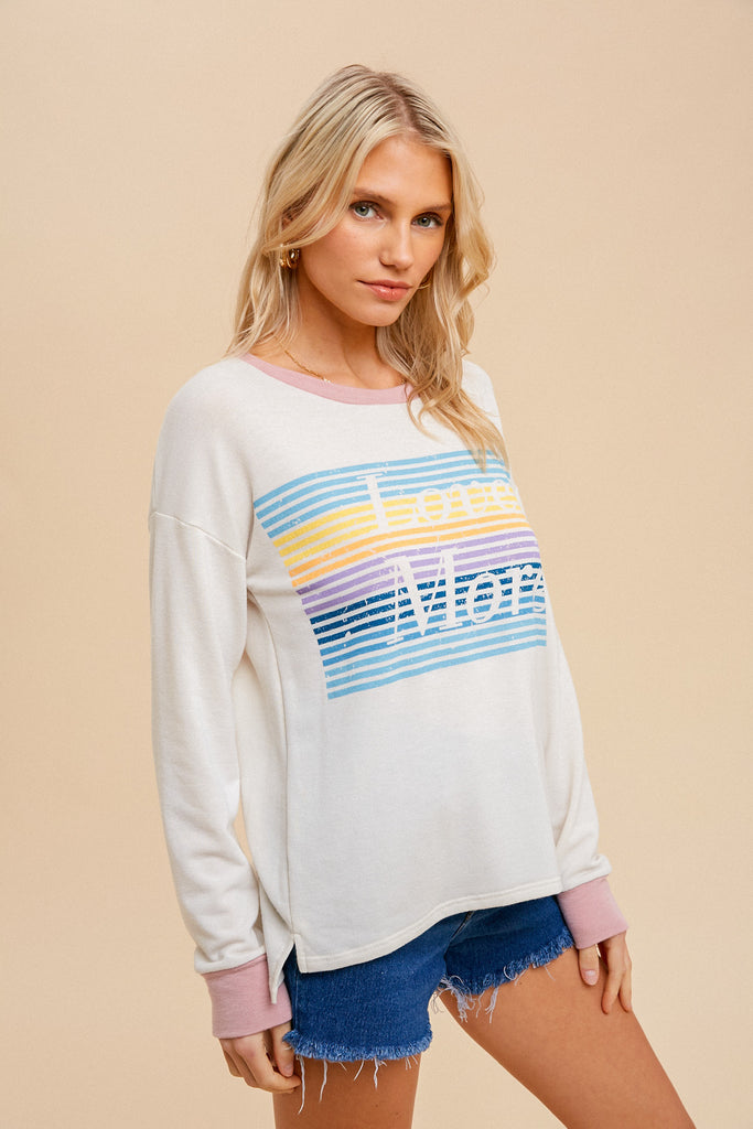 French Love More Top-Long Sleeves-Vixen Collection, Day Spa and Women's Boutique Located in Seattle, Washington