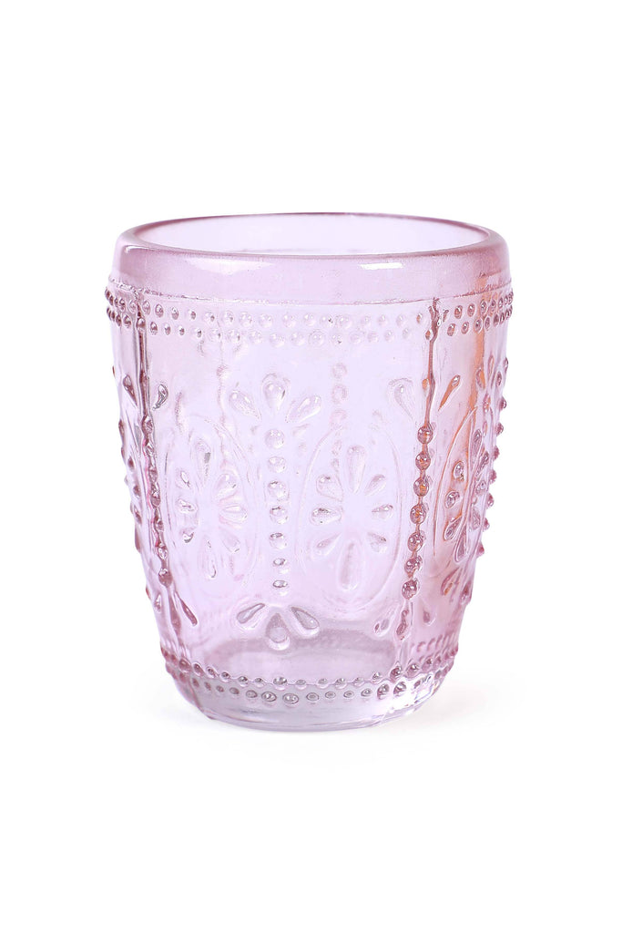 Vintage Crystal Coloured Drinking Glass-Drinkware-Vixen Collection, Day Spa and Women's Boutique Located in Seattle, Washington