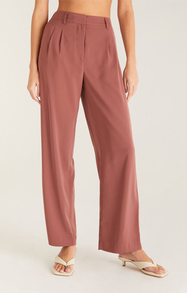Lucy Twill Pant, Mulberry-Pants-Vixen Collection, Day Spa and Women's Boutique Located in Seattle, Washington
