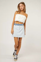 Love Letter Ruffled Top-Tank Tops-Vixen Collection, Day Spa and Women's Boutique Located in Seattle, Washington