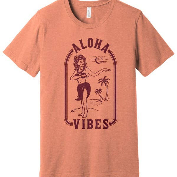Aloha Vibes-Short Sleeves-Vixen Collection, Day Spa and Women's Boutique Located in Seattle, Washington