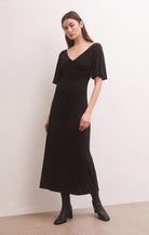 Holt Flutter Midi Dress-Dresses-Vixen Collection, Day Spa and Women's Boutique Located in Seattle, Washington
