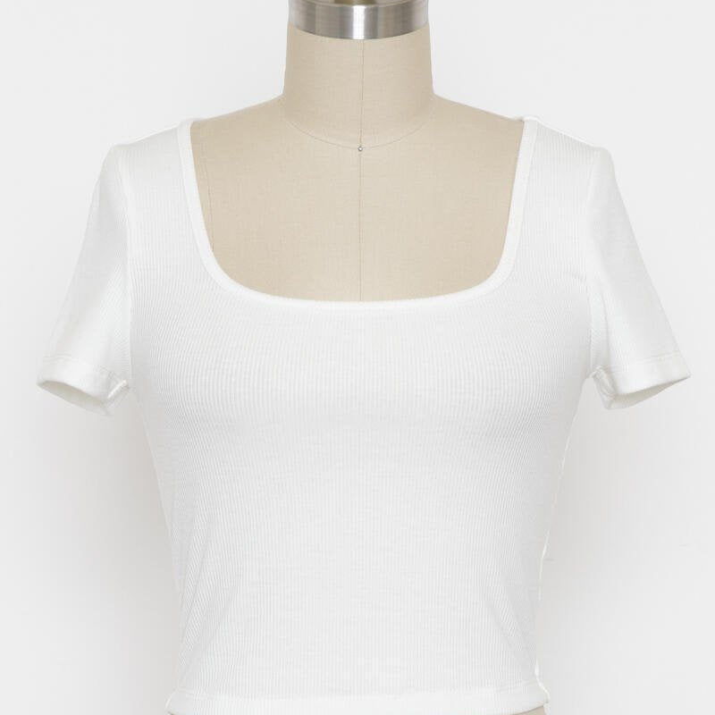 Princess Top, Ivory-Short Sleeves-Vixen Collection, Day Spa and Women's Boutique Located in Seattle, Washington