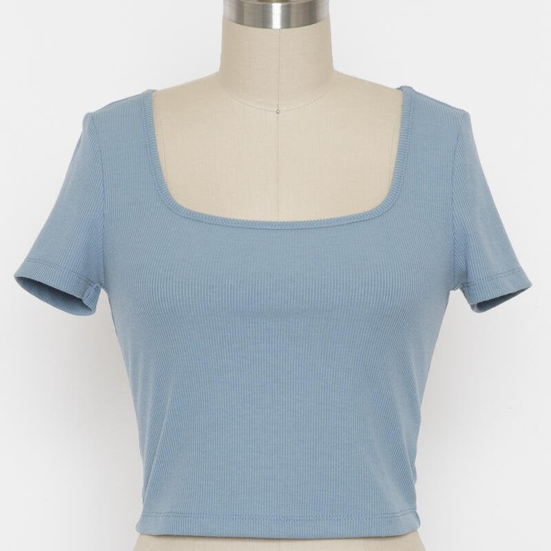 Princess Top, Denim-Short Sleeves-Vixen Collection, Day Spa and Women's Boutique Located in Seattle, Washington