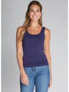 Bamboo Short Tank-Tank Tops-Vixen Collection, Day Spa and Women's Boutique Located in Seattle, Washington