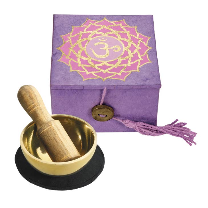 Meditation Bowl Box- 2"-Home Decor-Vixen Collection, Day Spa and Women's Boutique Located in Seattle, Washington