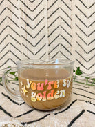 You’re So Golden Glass Mug-Drinkware-Vixen Collection, Day Spa and Women's Boutique Located in Seattle, Washington