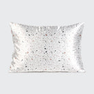 Satin Pillowcase- White Terrazzo-Pillows-Vixen Collection, Day Spa and Women's Boutique Located in Seattle, Washington