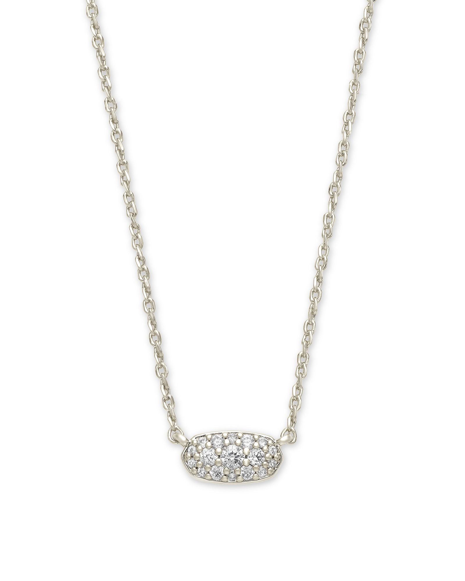 Grayson Crystal Pendant Necklace-Necklaces-Vixen Collection, Day Spa and Women's Boutique Located in Seattle, Washington
