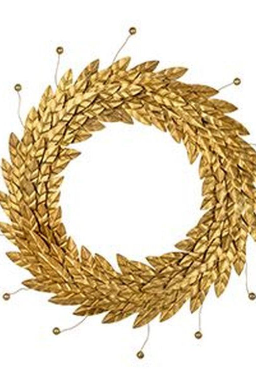 Gilded Laurel Wreath-Home Decor-Vixen Collection, Day Spa and Women's Boutique Located in Seattle, Washington