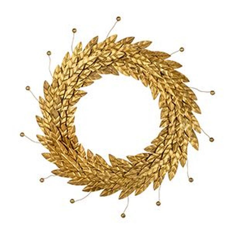 Gilded Laurel Wreath-Home Decor-Vixen Collection, Day Spa and Women's Boutique Located in Seattle, Washington