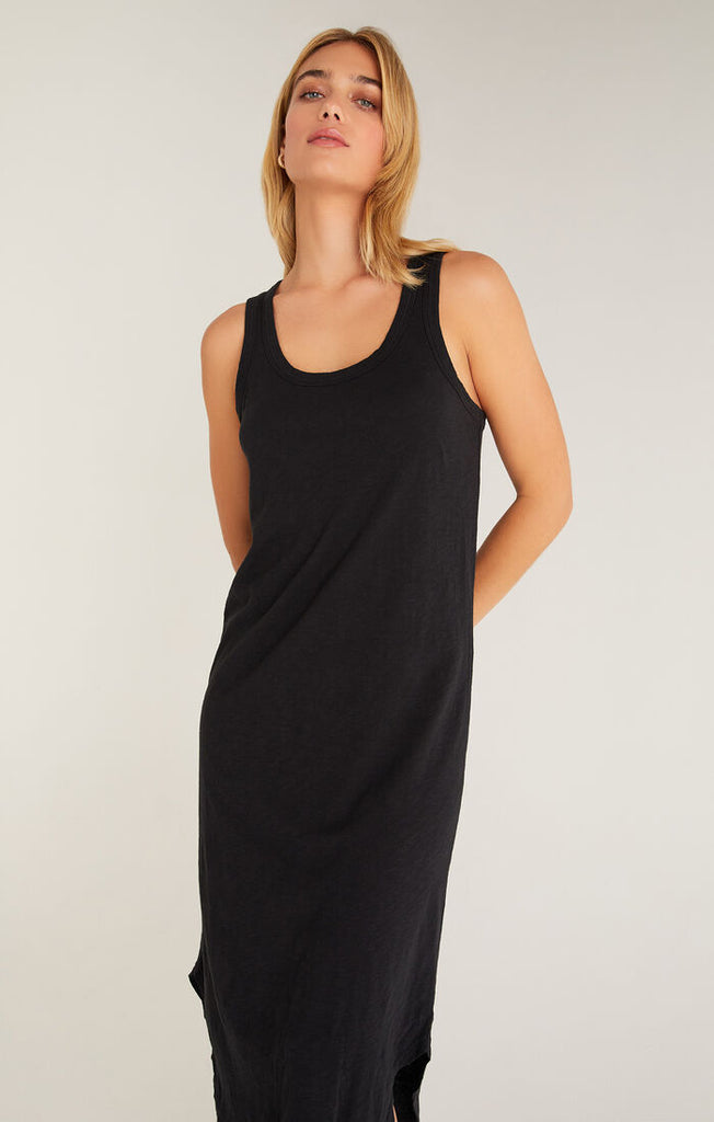 Easy Going Cotton Slub Dress-Dresses-Vixen Collection, Day Spa and Women's Boutique Located in Seattle, Washington