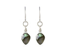 Kite Silver Rope Link Earrings, Labradorite-Earrings-Vixen Collection, Day Spa and Women's Boutique Located in Seattle, Washington
