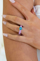 Lovely Resin Crystal Heart Ring-Rings-Vixen Collection, Day Spa and Women's Boutique Located in Seattle, Washington