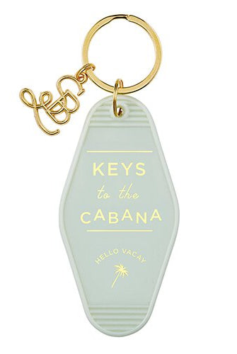 Vintage Motel Key Tag - Cabana-Accessories-Vixen Collection, Day Spa and Women's Boutique Located in Seattle, Washington