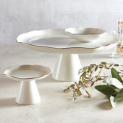 Pedestal Tray-Home Decor-Vixen Collection, Day Spa and Women's Boutique Located in Seattle, Washington