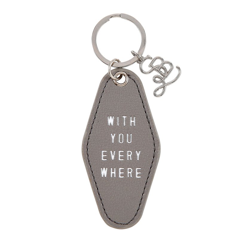 Face to Face Leather Motel Key Tag-Accessories-Vixen Collection, Day Spa and Women's Boutique Located in Seattle, Washington