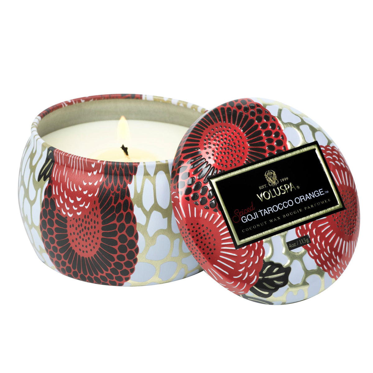 Holiday Mini Tin Candle-Candles-Vixen Collection, Day Spa and Women's Boutique Located in Seattle, Washington