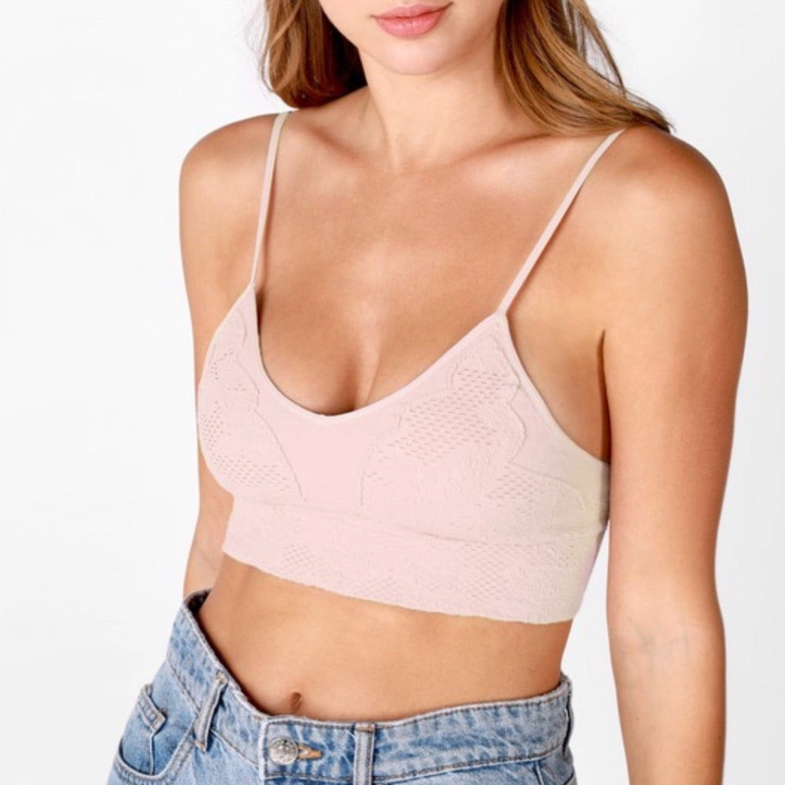 Lace Embroidered Bralette