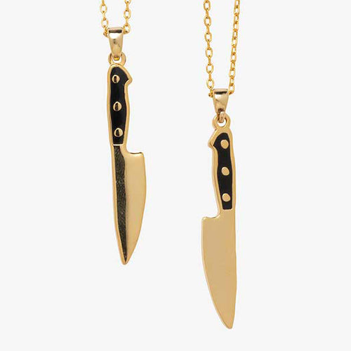 Knife 2-Sided Pendant-Necklaces-Vixen Collection, Day Spa and Women's Boutique Located in Seattle, Washington