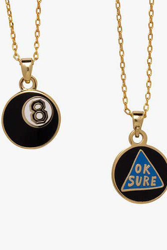 Magic 8-Ball 2-Sided Pendant-Necklaces-Vixen Collection, Day Spa and Women's Boutique Located in Seattle, Washington