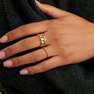 Lou Heart Statement Ring-Rings-Vixen Collection, Day Spa and Women's Boutique Located in Seattle, Washington