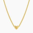 Lou Heart Charm Necklace-Necklaces-Vixen Collection, Day Spa and Women's Boutique Located in Seattle, Washington