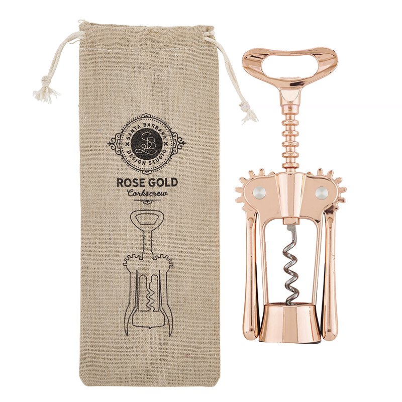 Corkscrew Wine Opener - Rose Gold-Drinkware-Vixen Collection, Day Spa and Women's Boutique Located in Seattle, Washington
