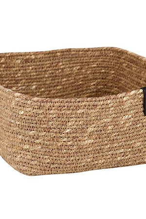 Seagrass Medium Square Holder-Home Decor-Vixen Collection, Day Spa and Women's Boutique Located in Seattle, Washington