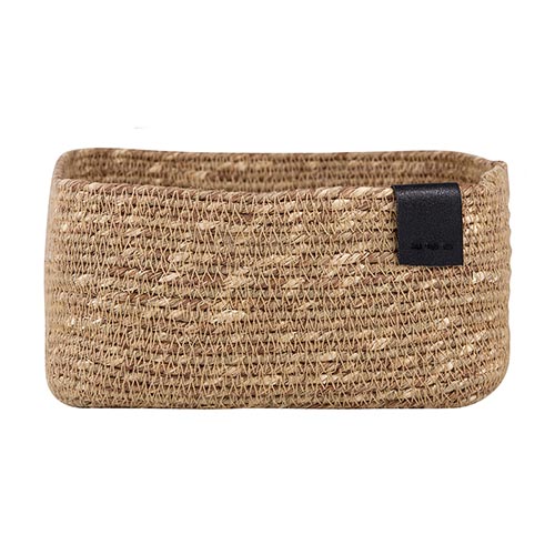 Seagrass Medium Square Holder-Home Decor-Vixen Collection, Day Spa and Women's Boutique Located in Seattle, Washington