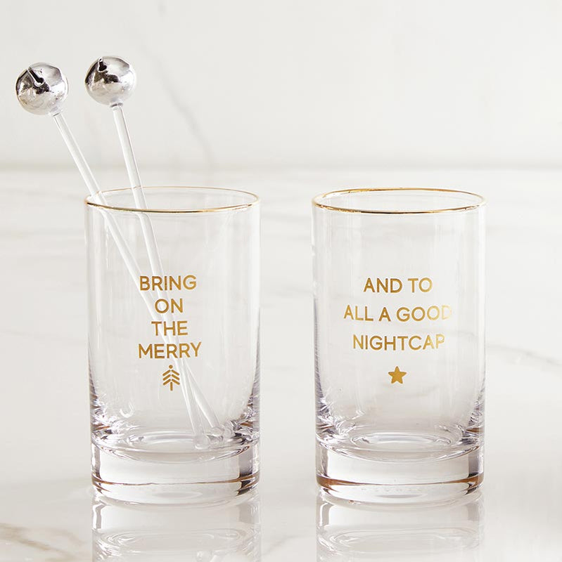 Holiday Rocks Glass-Drinkware-Vixen Collection, Day Spa and Women's Boutique Located in Seattle, Washington