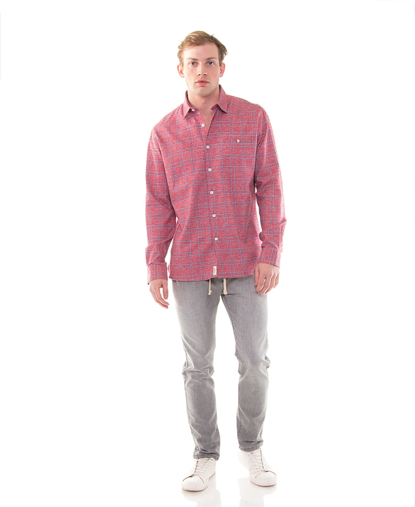 Pratt Button Up Flannel-Men's Tops-Vixen Collection, Day Spa and Women's Boutique Located in Seattle, Washington