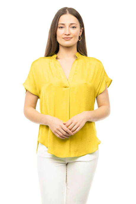 Mindy Top Pastels-Short Sleeves-Vixen Collection, Day Spa and Women's Boutique Located in Seattle, Washington