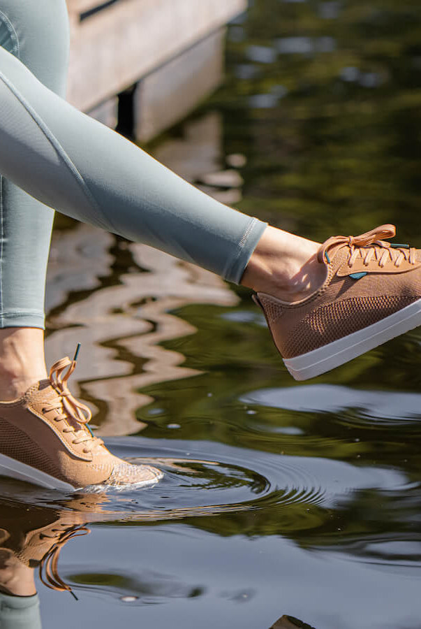 Weekend Sneakers, Oak Brown-Footwear-Vixen Collection, Day Spa and Women's Boutique Located in Seattle, Washington