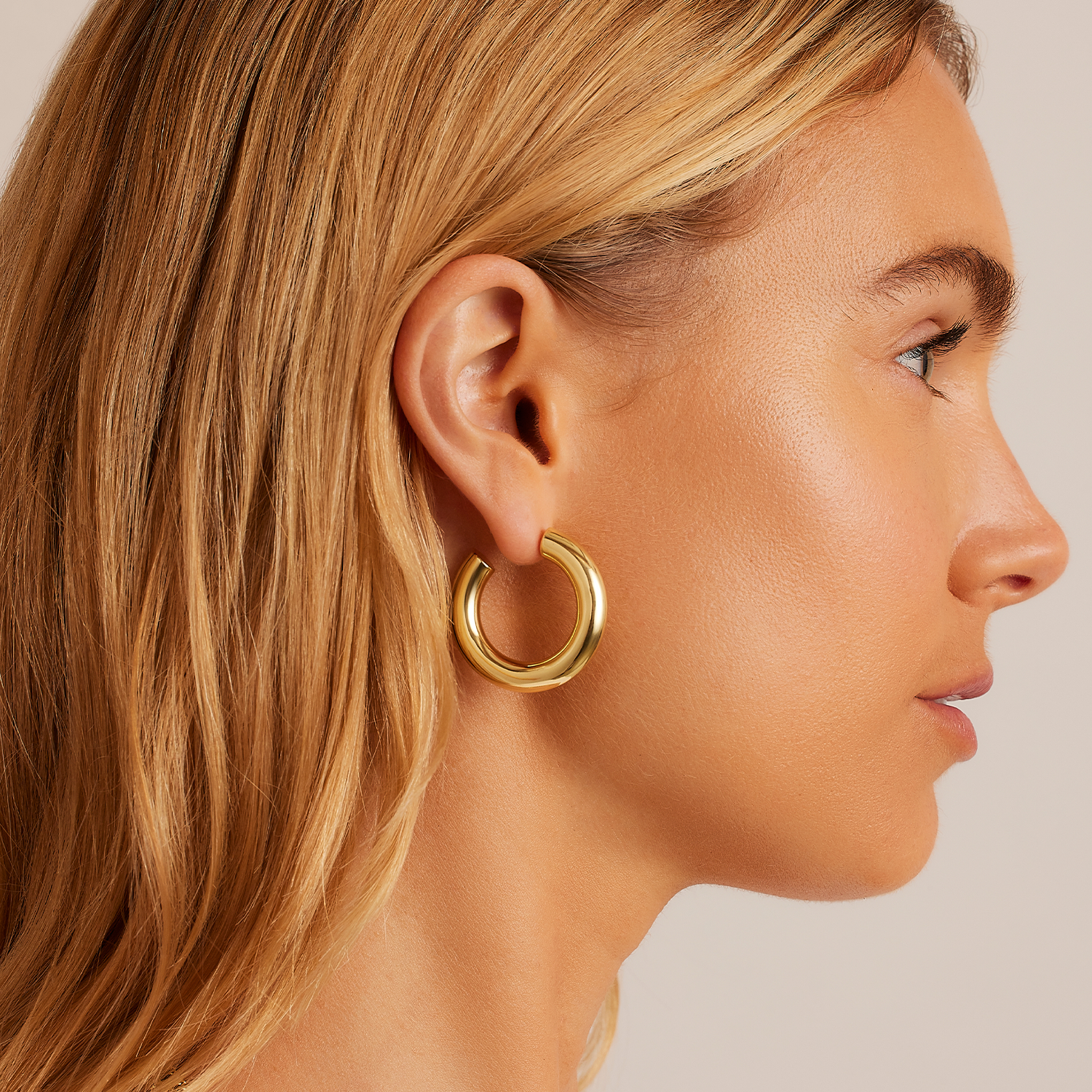 Lou Statement Hoops-Earrings-Vixen Collection, Day Spa and Women's Boutique Located in Seattle, Washington